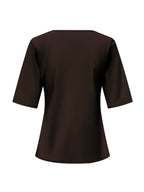 Triple Nine - Travel Top Silvi Donkerbruin - 6944 top - Est Voilà