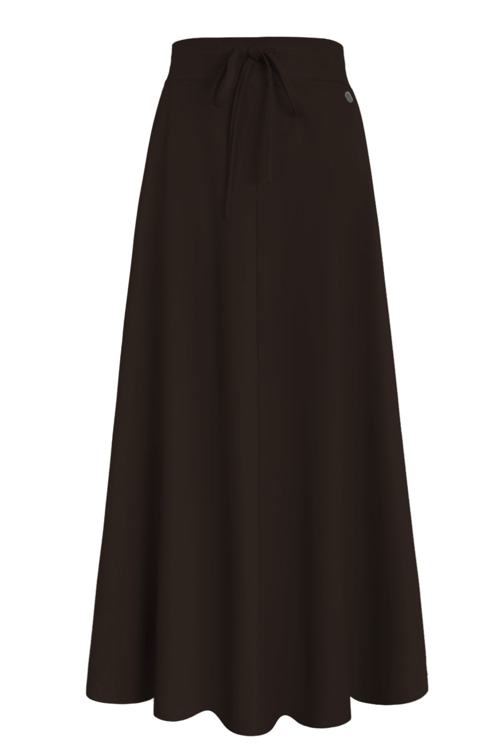 Triple Nine - Travel Rok Maxi Donkerbruin - 7101