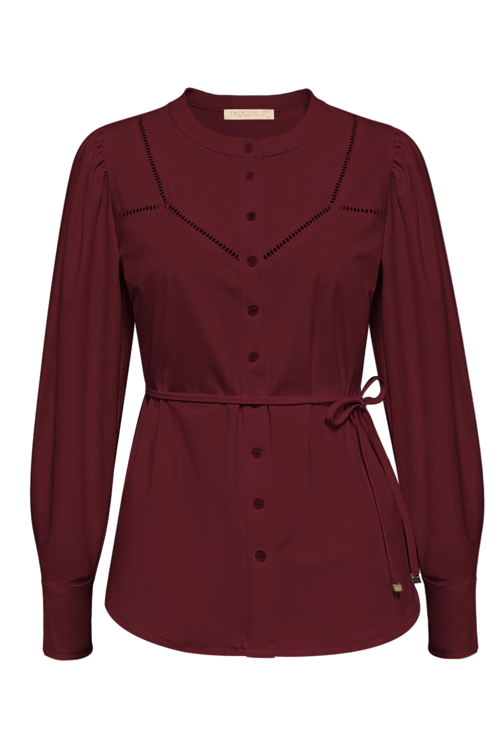 Travel Blouse Ajour Bordeaux - 5925 Blouse - Est Voilà