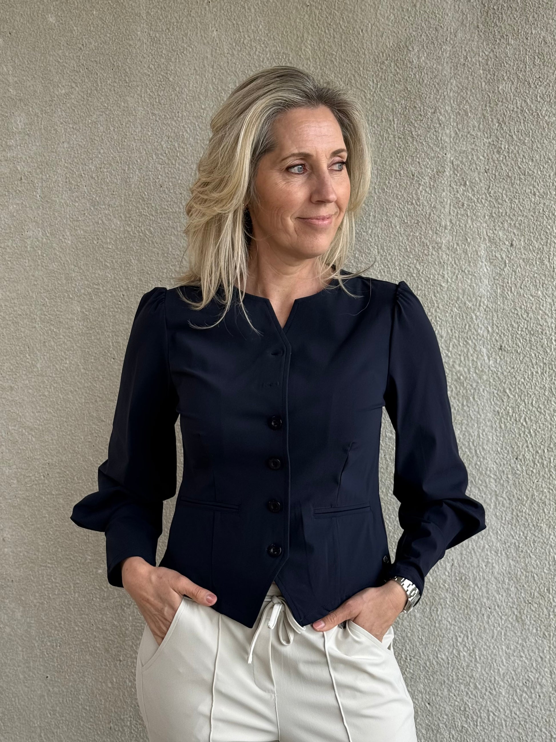 Travel Jacket Milly Navy - 3905
