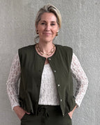 Triple Nine - Bodywarmer Bo Olijfgroen - 92428 jas - Est Voilà