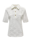 Triple Nine - Travel Top Merel Wit - 6948 top - Est Voilà
