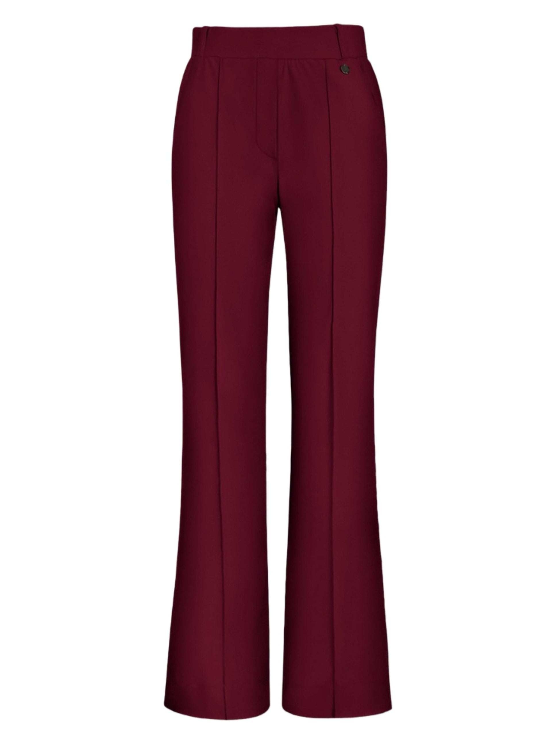Travel Broek Fleur Bordeaux - 2301 - Est Voilà