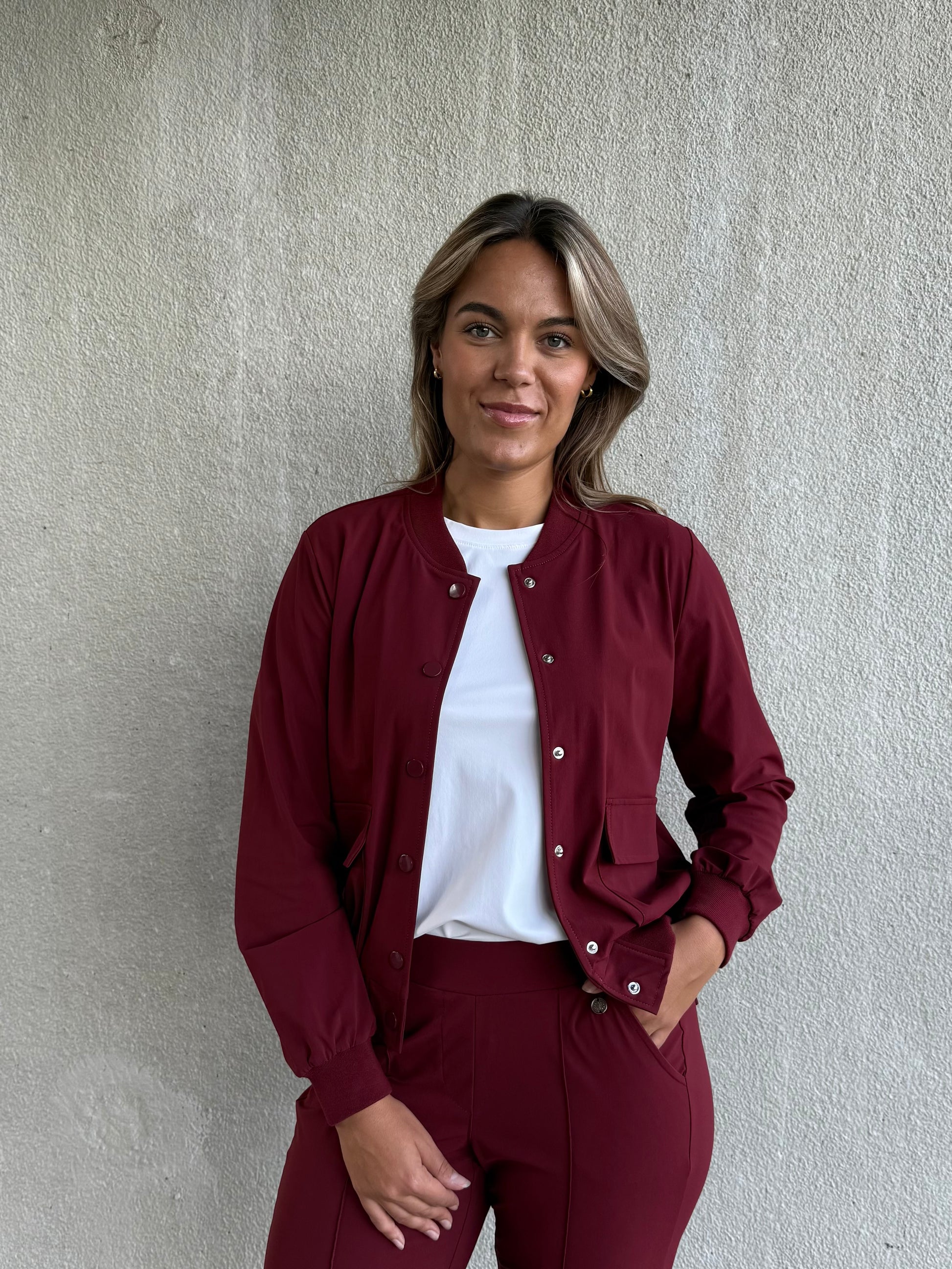 Triple Nine - Travel Bomber Kiki Bordeaux - 91101