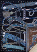 Est Voilà - Sjaal Zwart Roze Brique Sjaals - Est Voilà