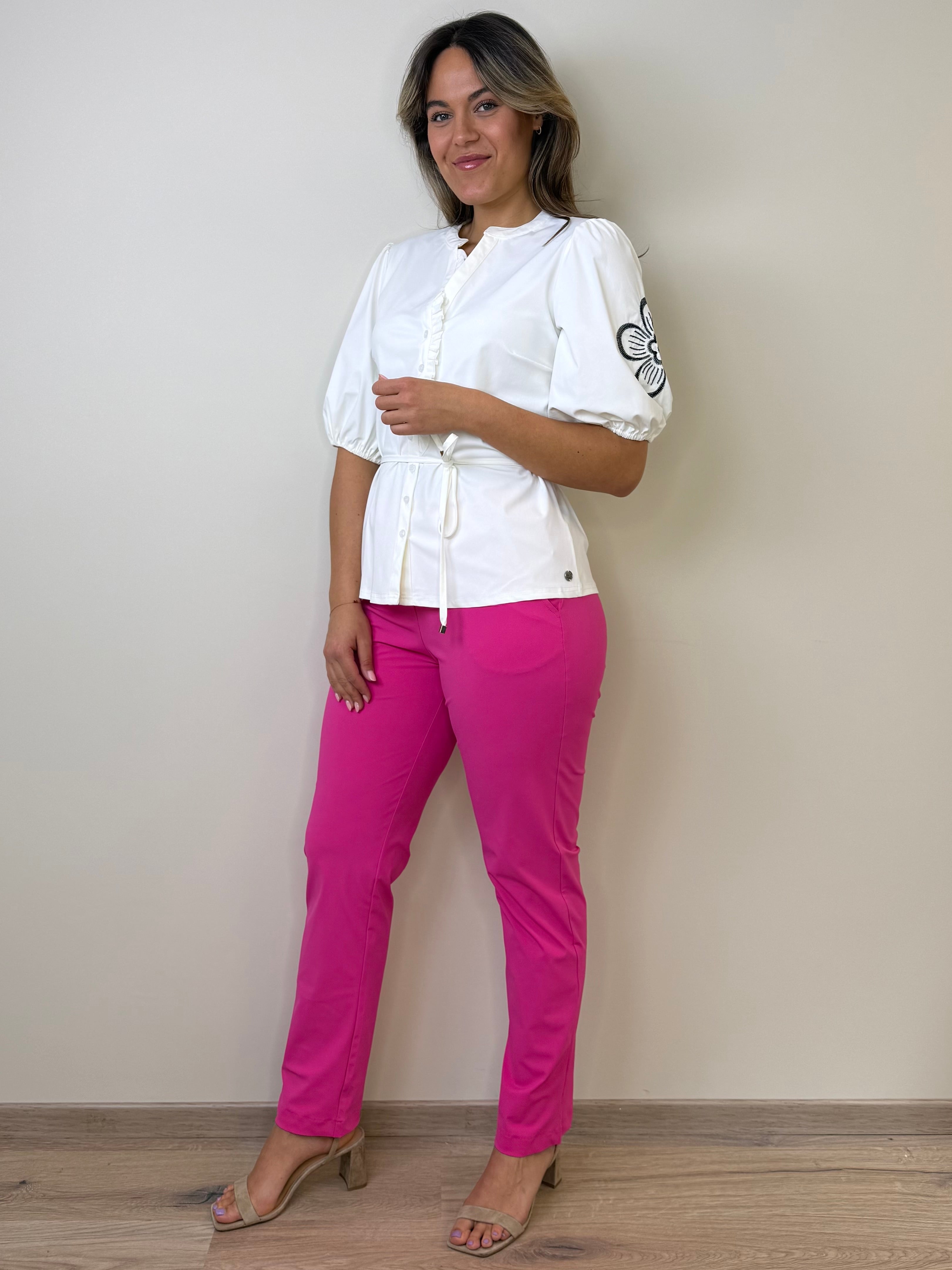 Triple Nine - Travel Blouse Yana Wit - 5943 blouse - Est Voilà