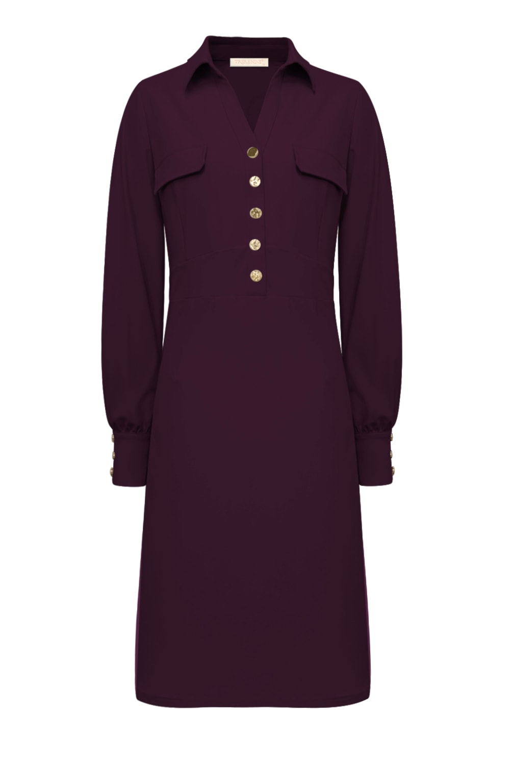 Triple Nine - Travel Jurk Melin Aubergine - 51810