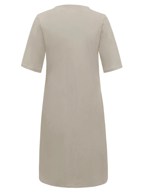 Triple Nine - Travel Jurk Indy Beige - 51805 Jurk - Est Voilà