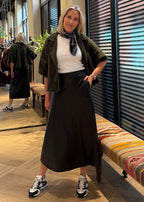 Rok Miriam Leather Zwart - Peet kleding