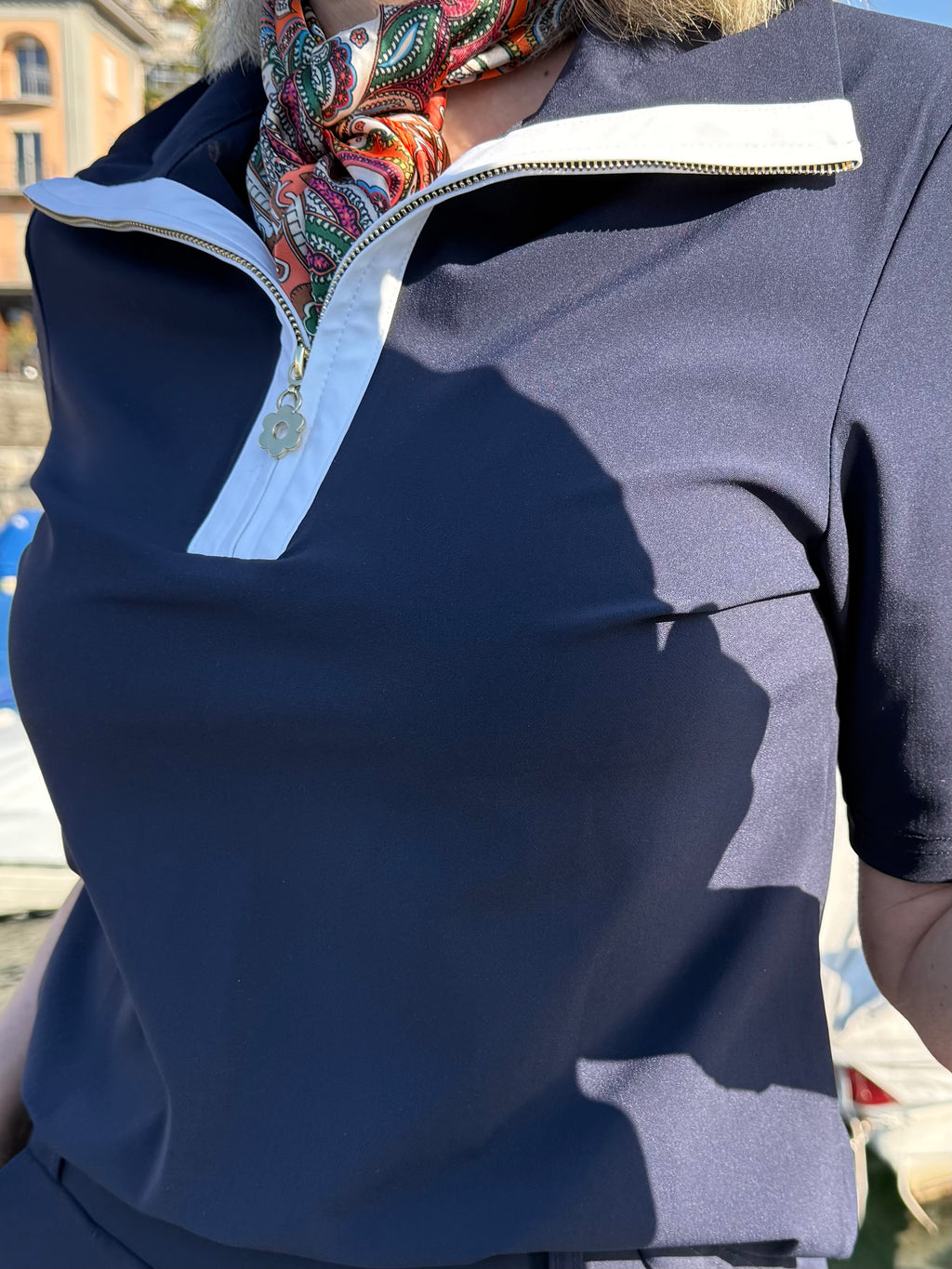 Triple Nine - Travel Top Monica Navy - 6945 top - Est Voilà