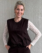 Triple Nine - Bodywarmer Bo Donkerbruin - 92428 Jas - Est Voilà