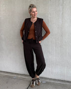 Triple Nine - Bodywarmer Bo Donkerbruin - 92428 Jas - Est Voilà