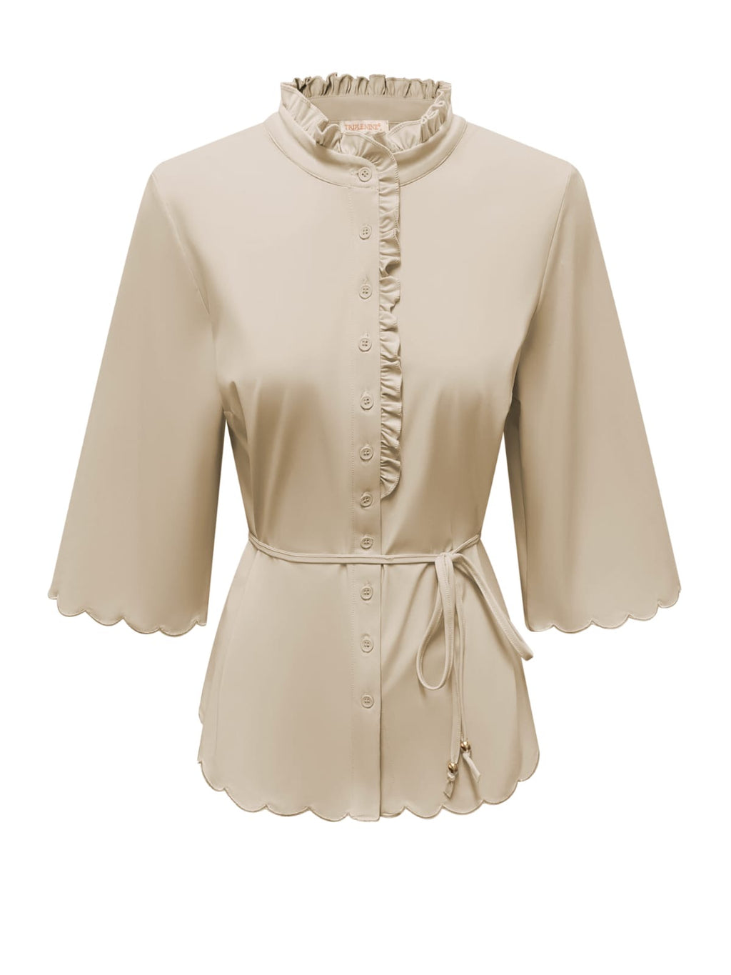 Triple Nine - Travel Blouse Chloé Beige - 5937 Blouse - Est Voilà