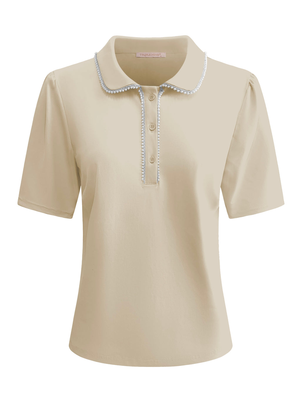 Triple Nine - Travel Top Cherie Beige - 6941 top - Est Voilà