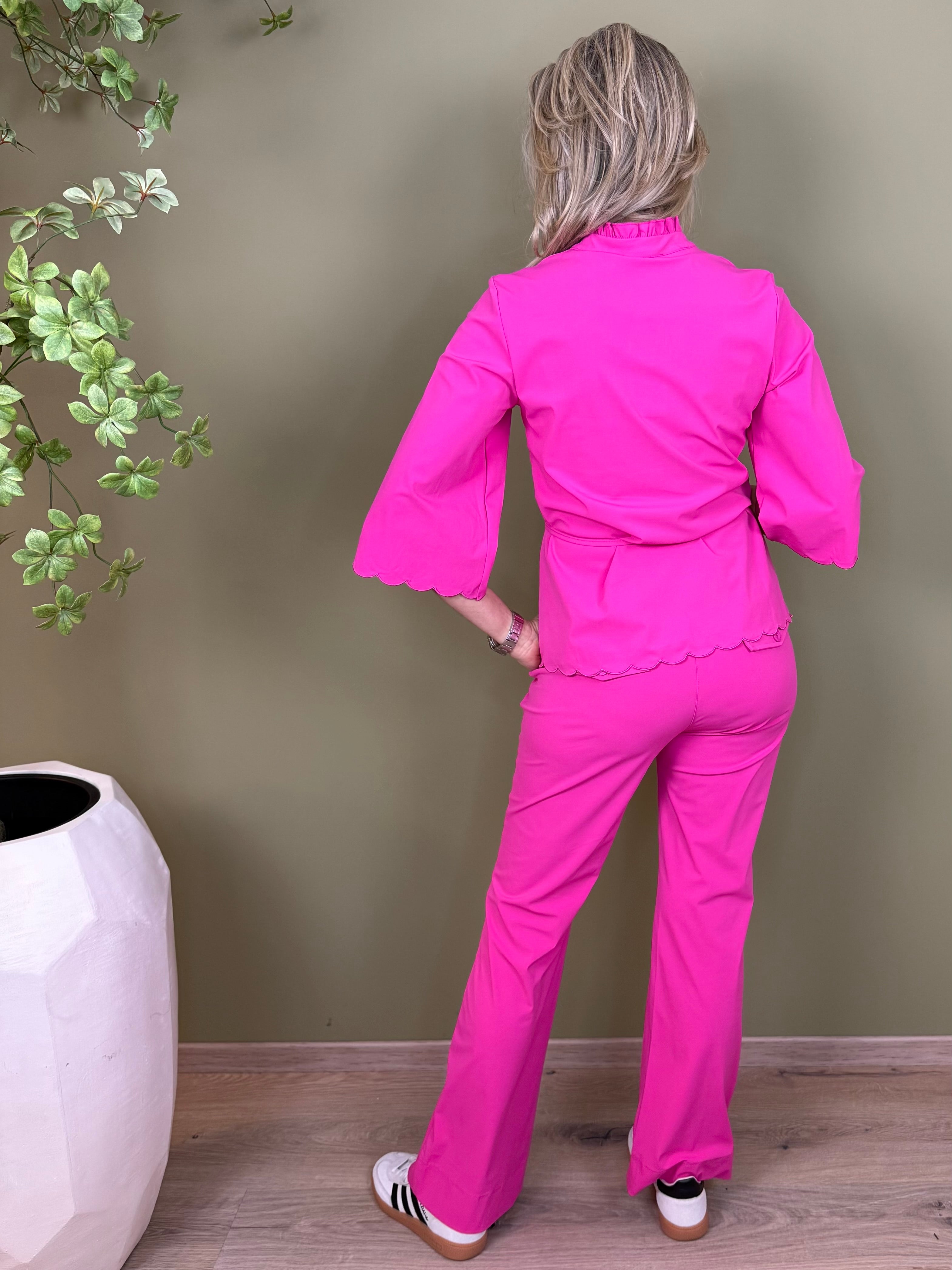 Triple Nine - Travel Blouse Chloé Fuchsia - 5937 Blouse - Est Voilà
