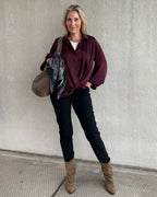 Est Voilà - Blouse Danique Aubergine