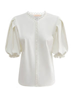 Triple Nine - Travel Blouse Juliette Wit - 5935 blouse - Est Voilà