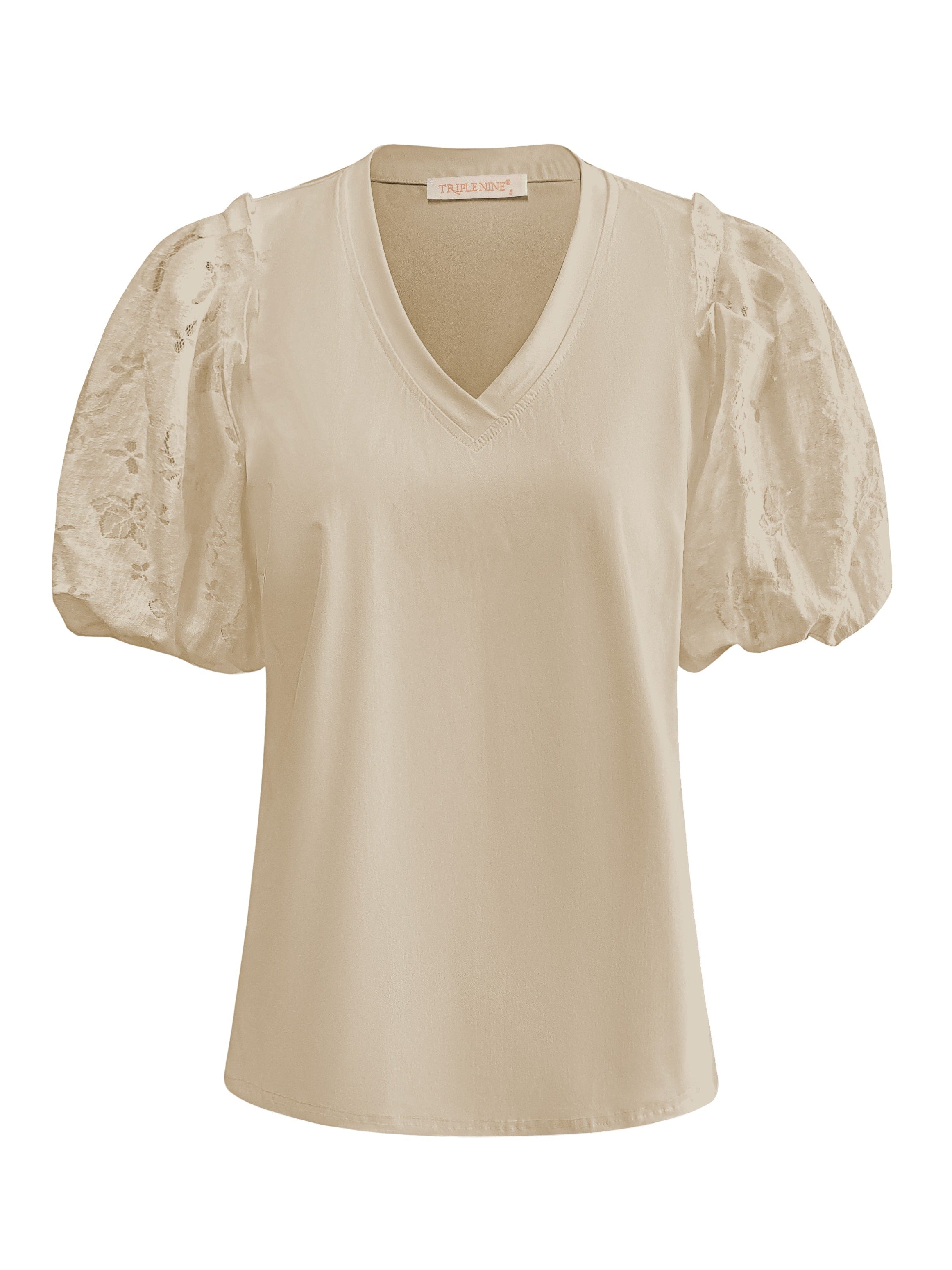 Triple Nine - Travel Top Liz Beige - 6947 top - Est Voilà