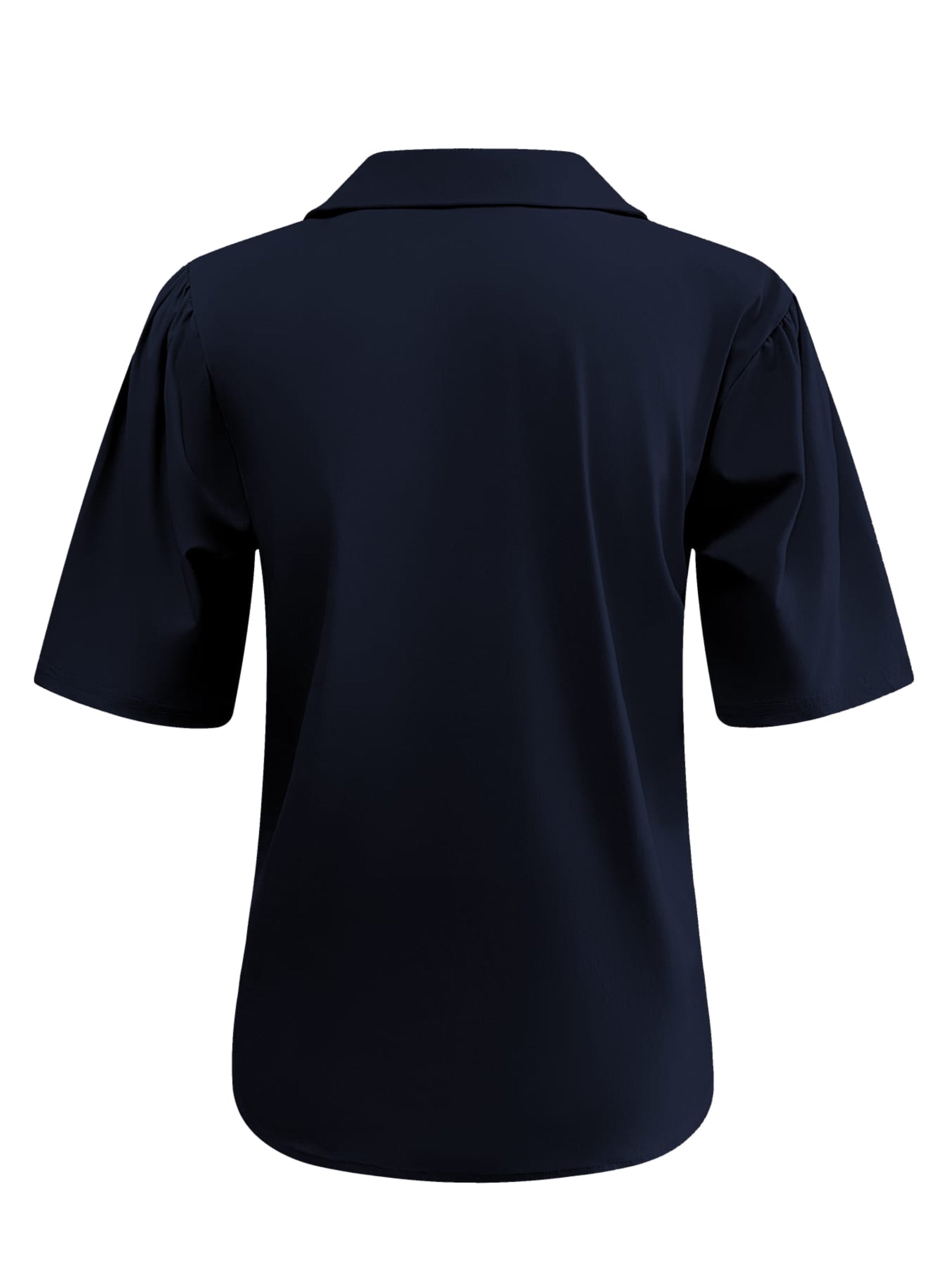 Triple Nine - Travel Blouse Camille Navy - 5931 Blouse - Est Voilà