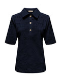 Triple Nine - Travel Top Merel Navy - 6948 top - Est Voilà