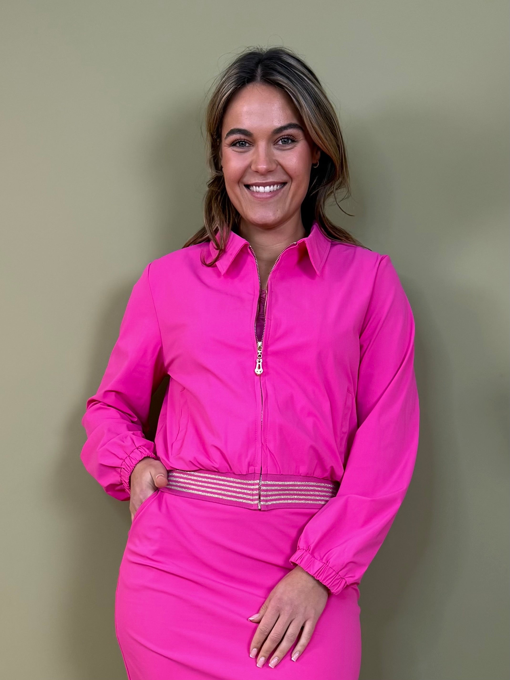 Triple Nine - Travel Jas Nina Fuchsia - 92406 Jas - Est Voilà