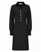 Triple Nine - Travel Jurk Melin Zwart - 51810 Jurk - Est Voilà