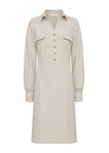 Triple Nine - Travel Jurk Melin Beige - 51810 Jurk - Est Voilà