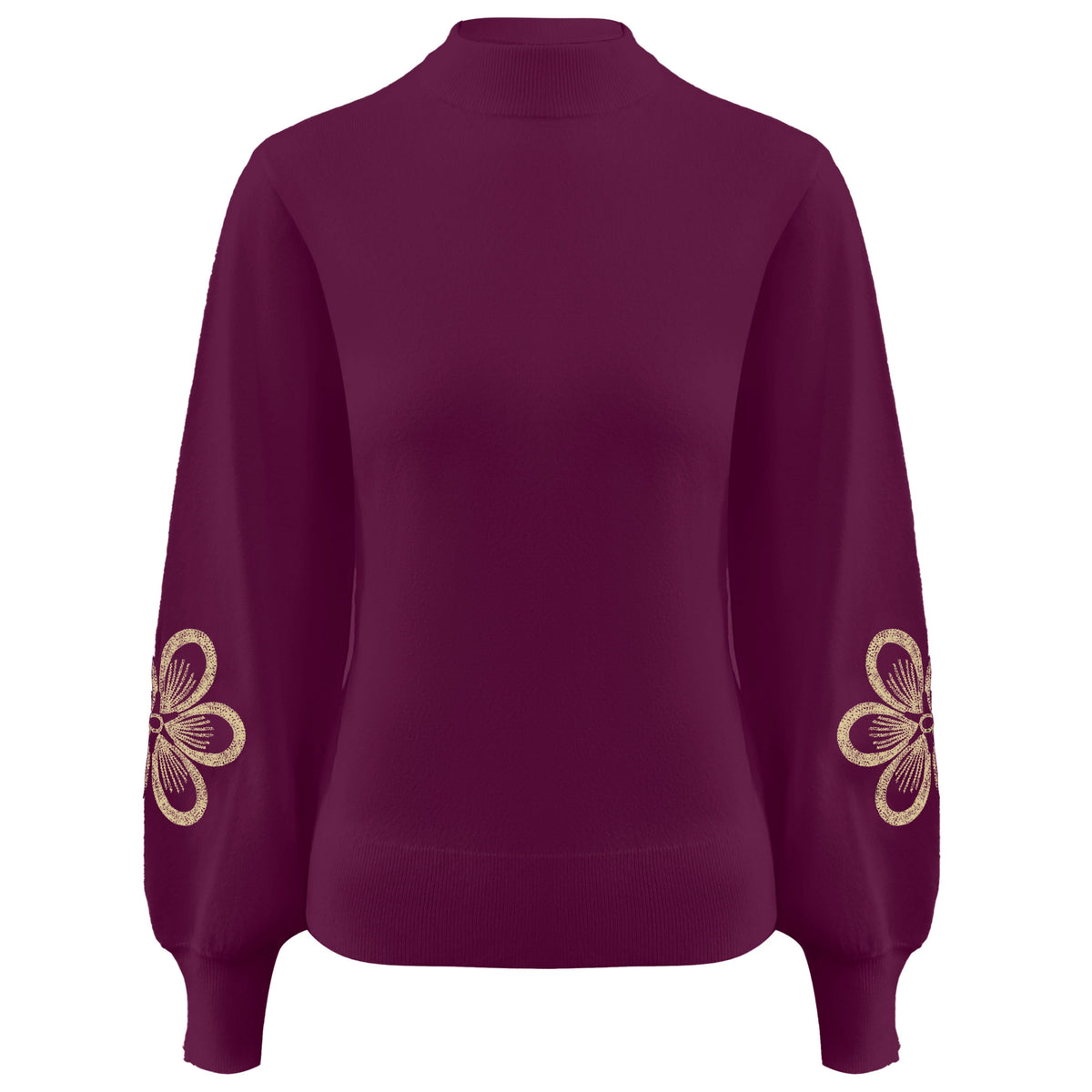 Triple Nine - Travel Trui Sophie Aubergine - 9004 - Peet kleding