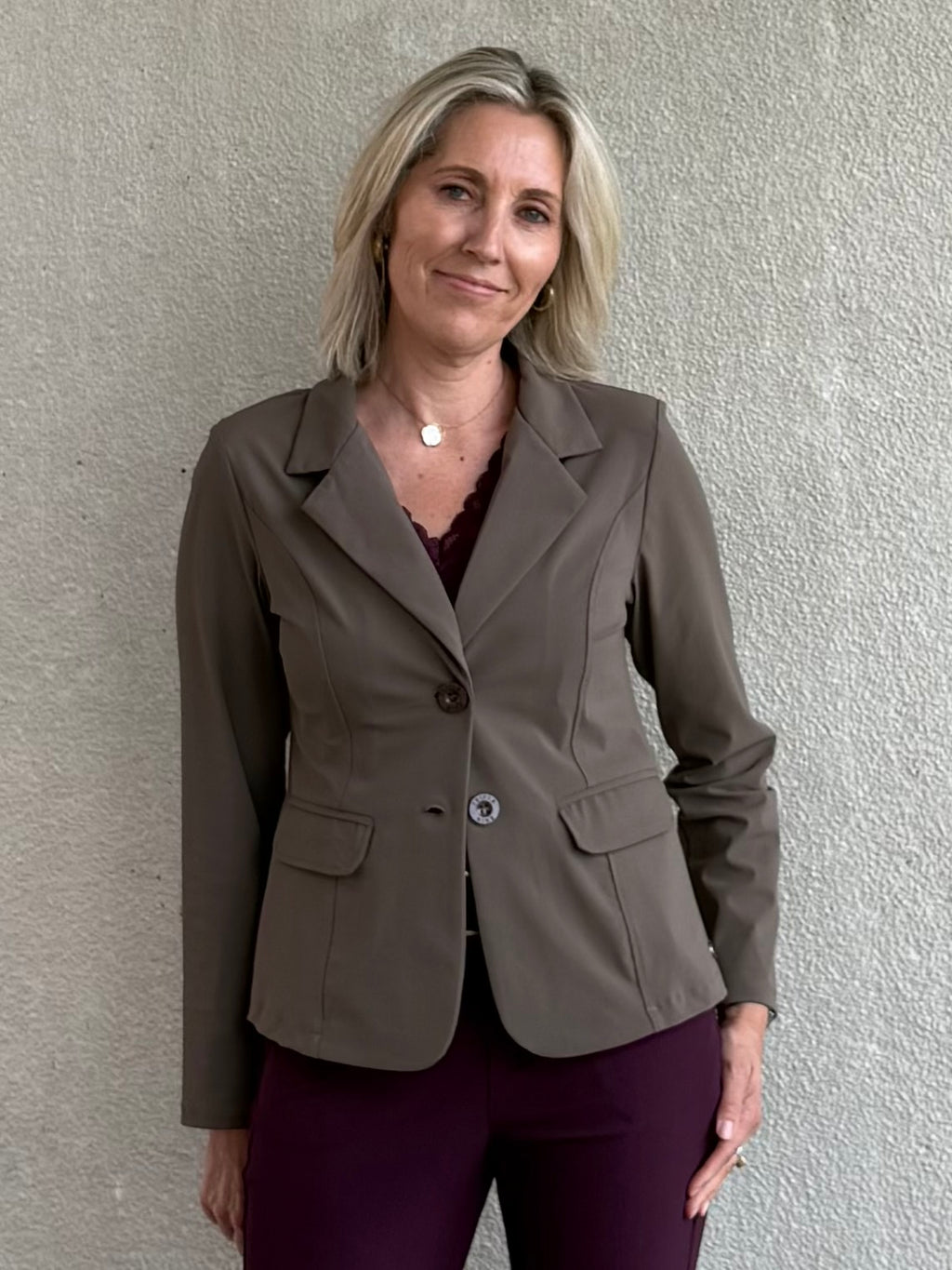 Triple Nine - Travel Blazer Francis Taupe - 3101 Blazer - Est Voilà