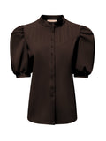 Triple Nine - Travel Blouse Emilie Donkerbruin - 5934 Blouse - Est Voilà