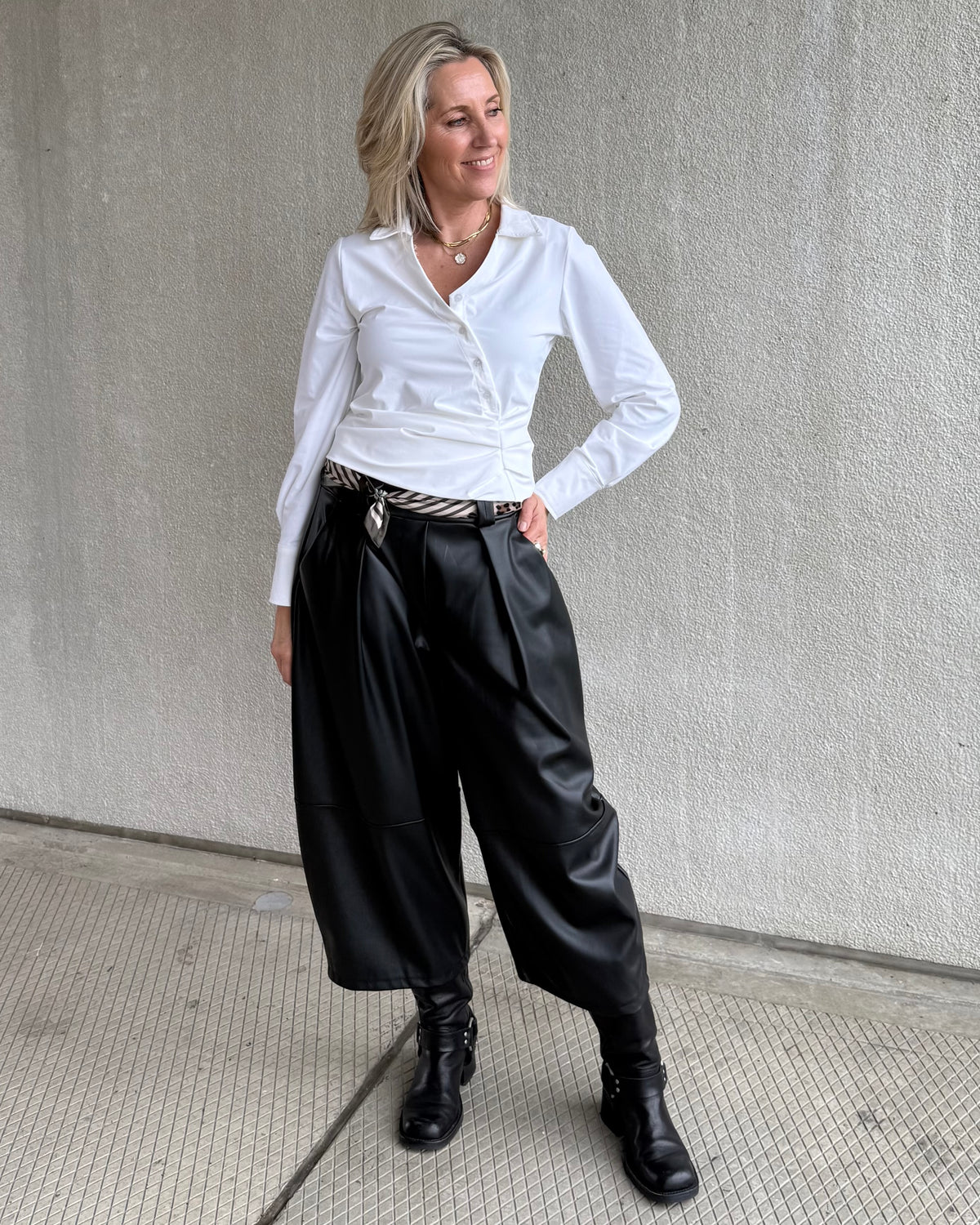 Triple Nine - Travel Blouse Dianne Wit - 6960 Blouse - Est Voilà