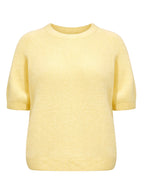 Triple Nine - Alpaca Top Levi Zachtgeel Trui - Est Voilà
