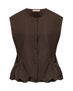Triple Nine - Bodywarmer Bo Donkerbruin - 92428 Jas - Est Voilà