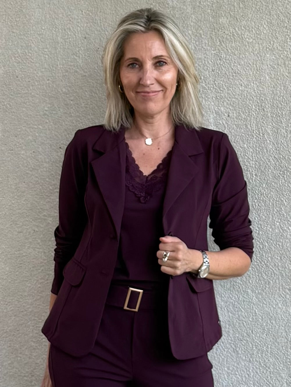 Triple Nine - Travel Blazer Francis Aubergine - 3101 Blazer - Est Voilà
