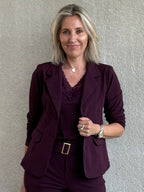Triple Nine - Travel Blazer Francis Aubergine - 3101 Blazer - Est Voilà