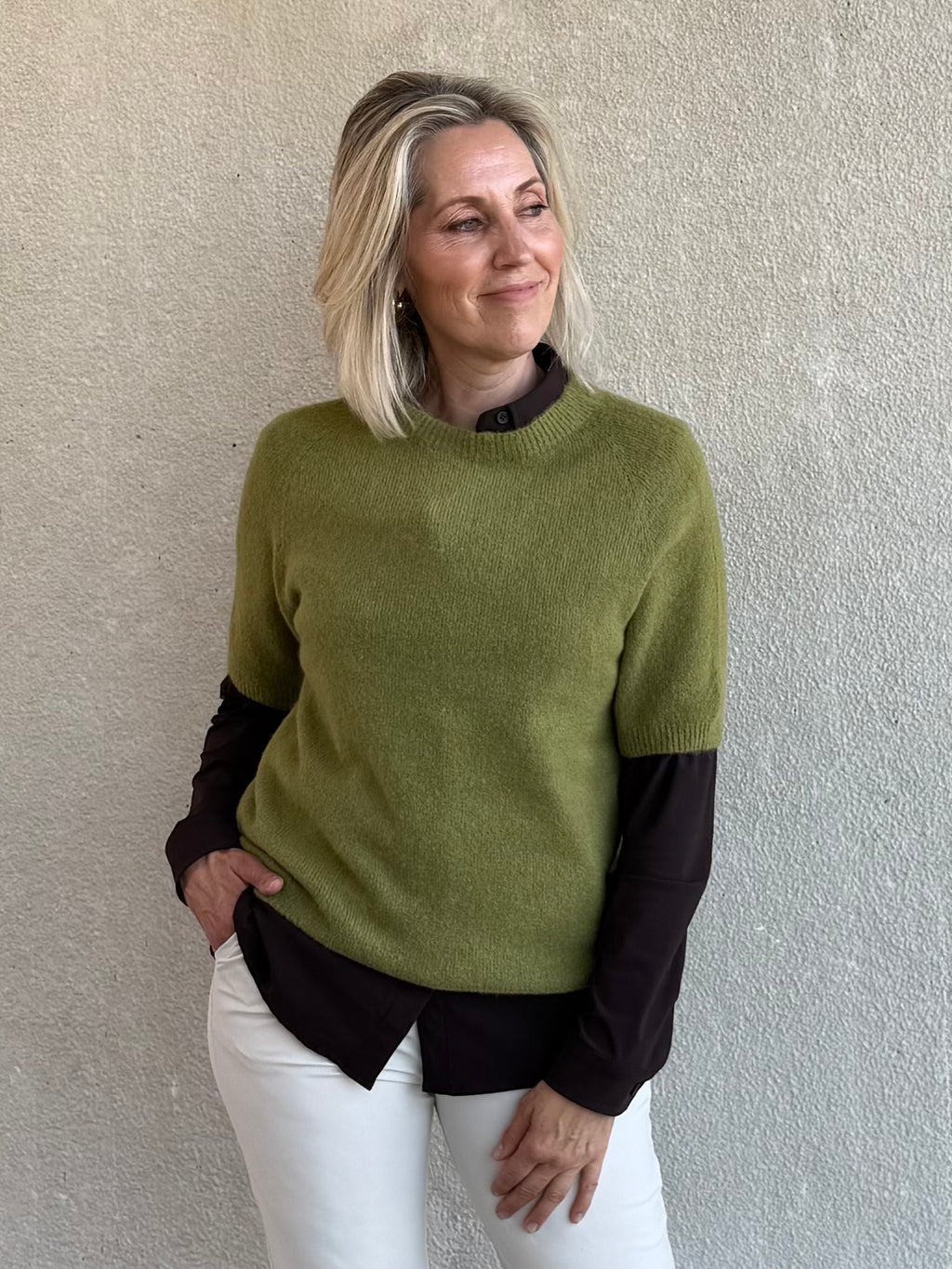 Triple Nine - Travel Blouse Mireille Donkerbruin - 4101 Blouse - Est Voilà