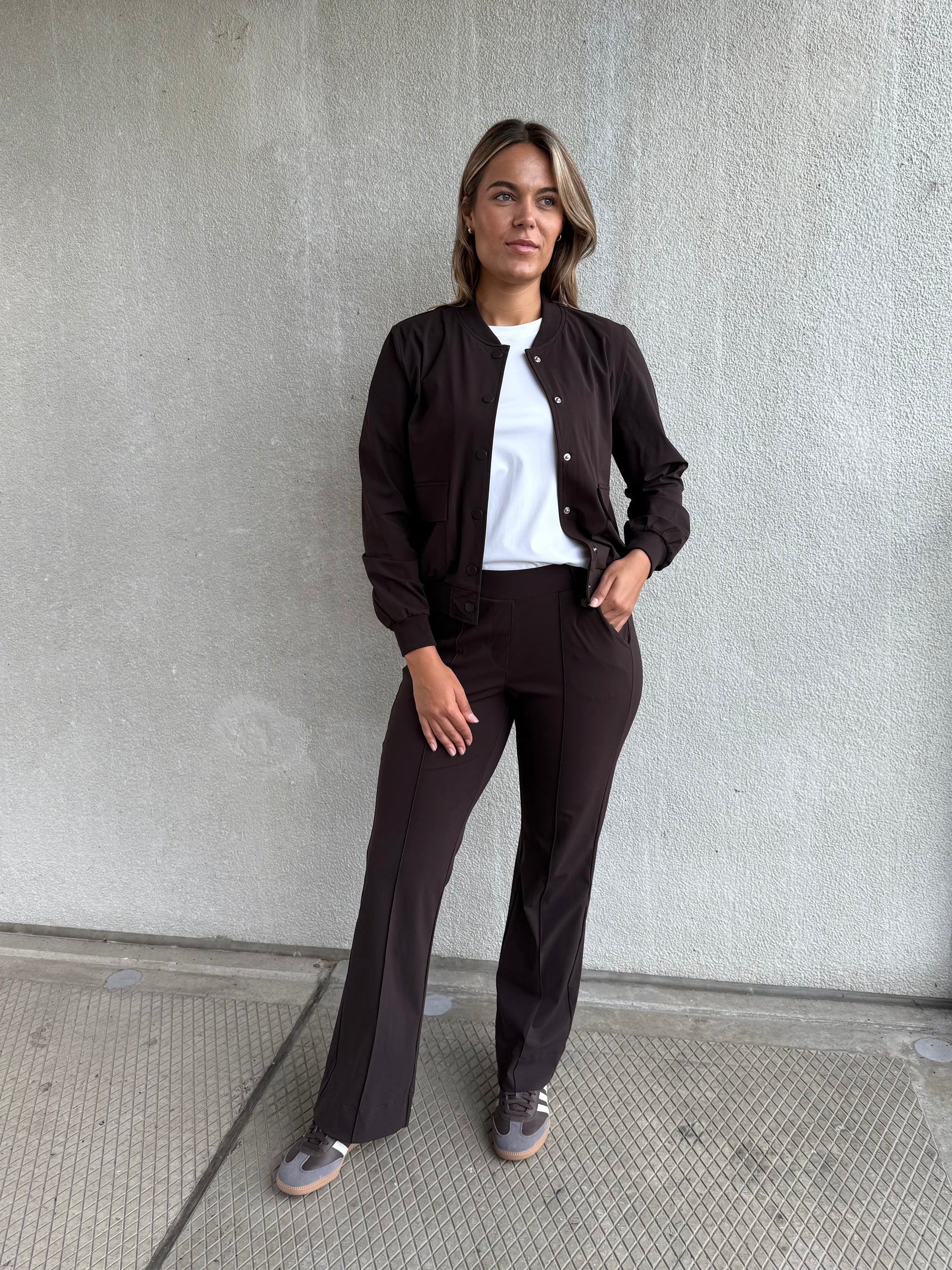 Triple Nine - Travel Bomber Kiki Donkerbruin - 91101