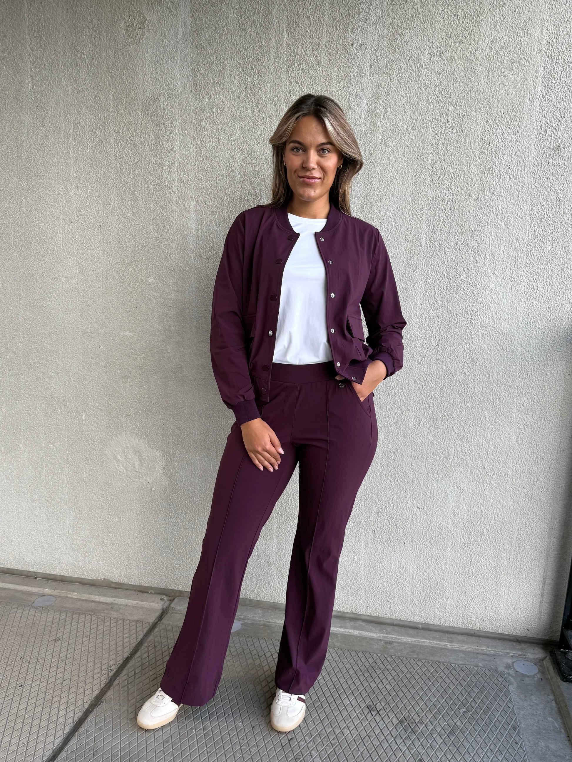 Triple Nine - Travel Bomber Kiki Aubergine - 91101