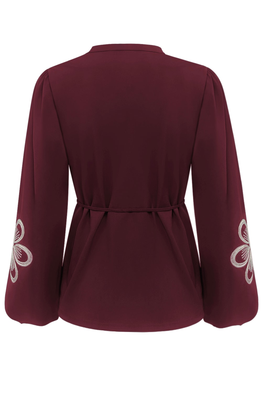 Travel Blouse Simone Bordeaux - 5923 Blouse - Est Voilà