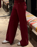 Triple Nine - Travel Broek Petra Bordeaux - 2703 - Peet kleding