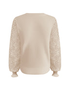 Triple Nine - Trui Louise Beige - 9006 trui - Est Voilà