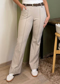 Triple Nine - Travel Broek Fleur Beige - 2301 Broek - Est Voilà