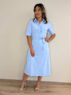 Triple Nine - Travel Jurk Anne Lichtblauw - 51825 Jurk - Est Voilà