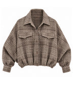 Blouson Bomber Ruit Bruin - Peet kleding