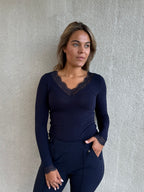 Cashmere Top Lou Lou Navy - 9003 Top - Est Voilà