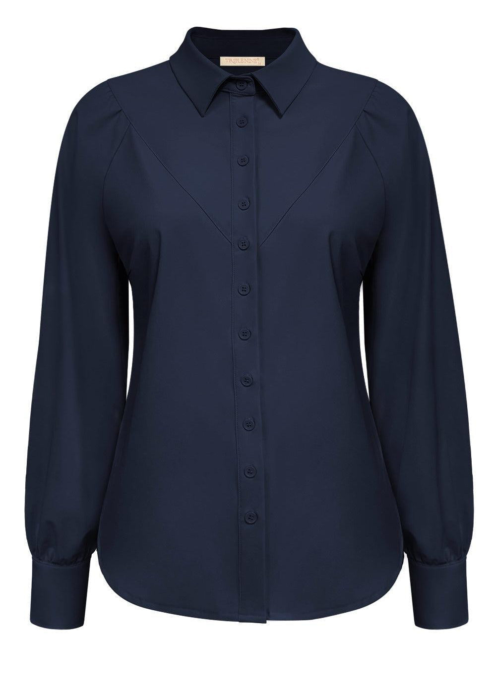 Triple Nine - Travel Blouse Moon Navy - 5919 Blouse - Est Voilà