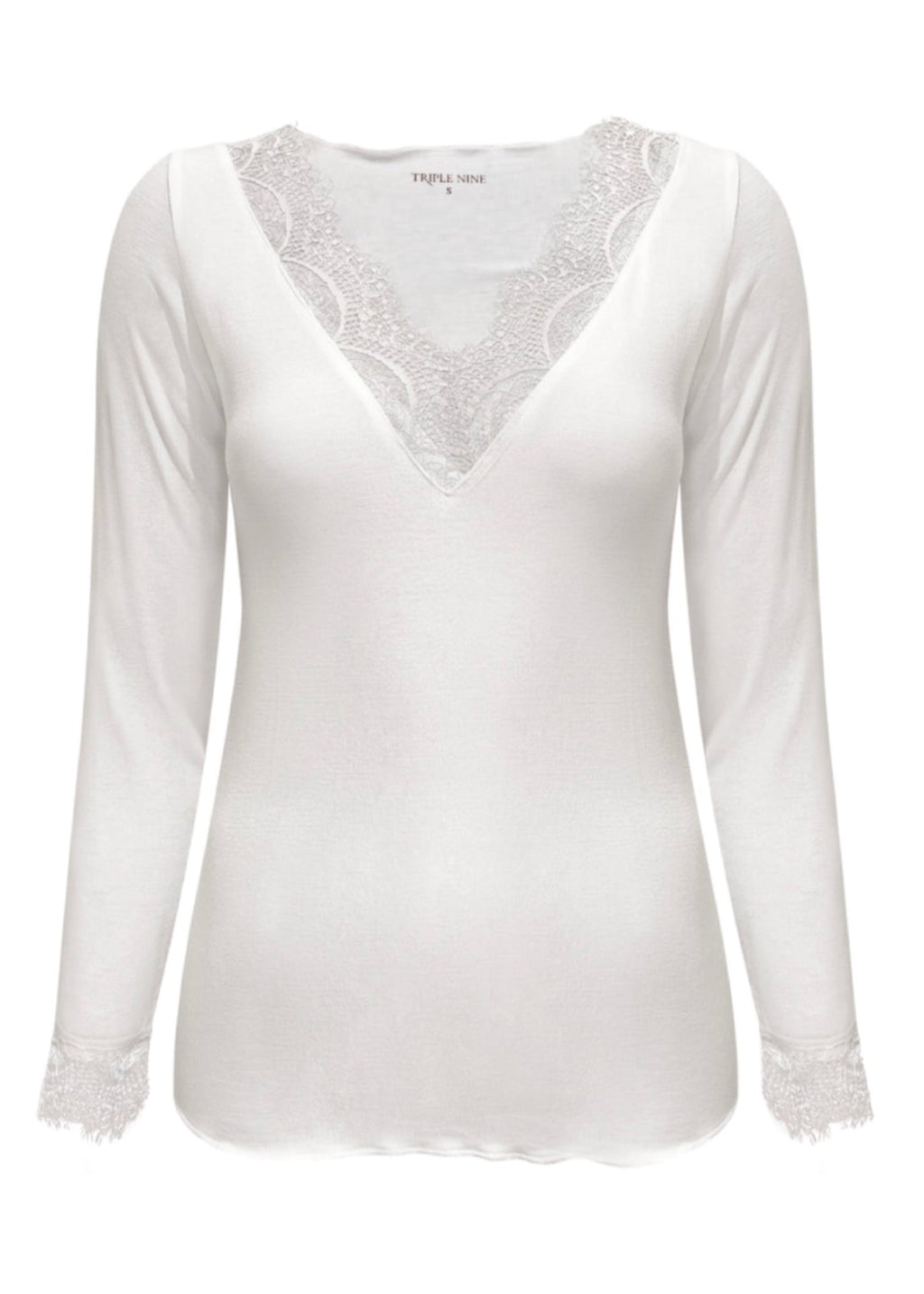 Triple Nine - Cashmere Top Lou Lou Creme - 9003 Shirt - Est Voilà