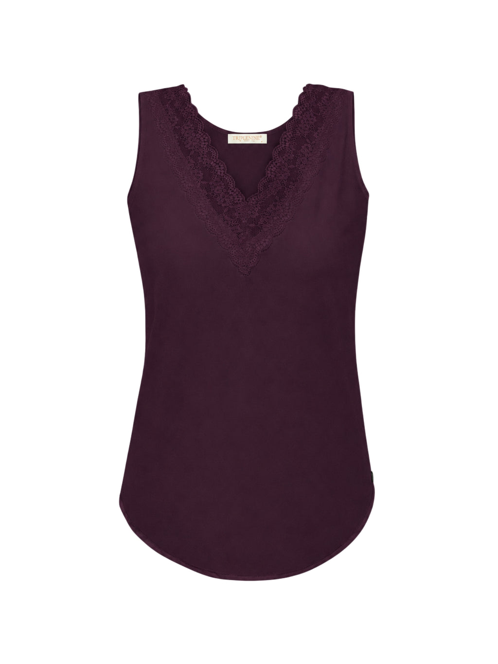 Triple Nine - Travel Top Marly Aubergine - 6913