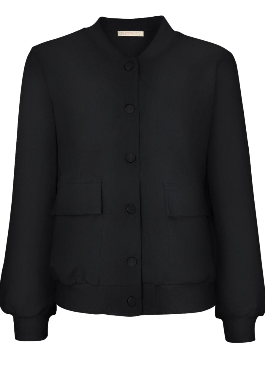 Triple Nine - Travel Bomber Kiki Zwart - 91101 Jas - Est Voilà