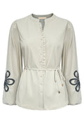 Travel Blouse Simone Beige - 5923 Blouse - Est Voilà